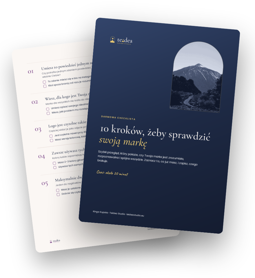 Checklista brandingu – Teidea Studio