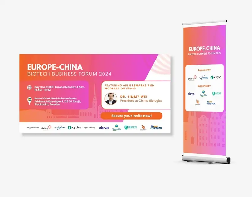 Visual identity Europe-China Biotech Business Forum 2024