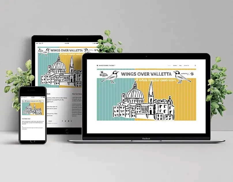Social Media design - Wings over Valletta