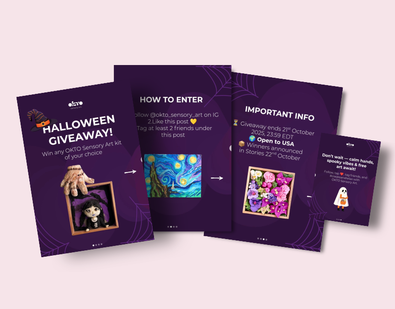 Social media Halloween - OKTO Sensory Art